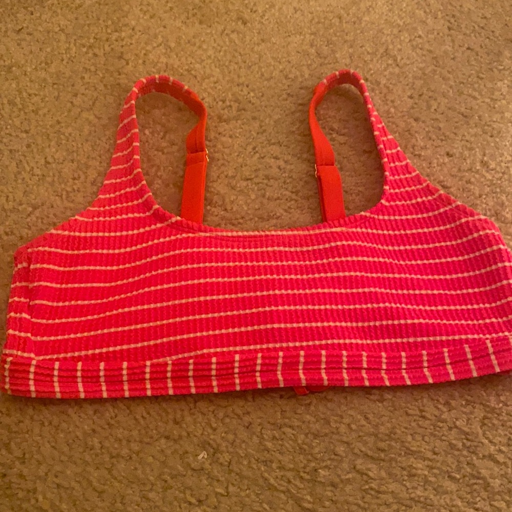 Pink bathing suit top